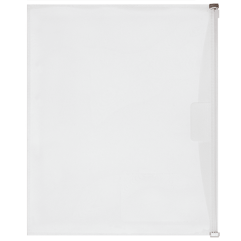Enveloppes de plastique Geo avec fermeture à glissière, format lettre
