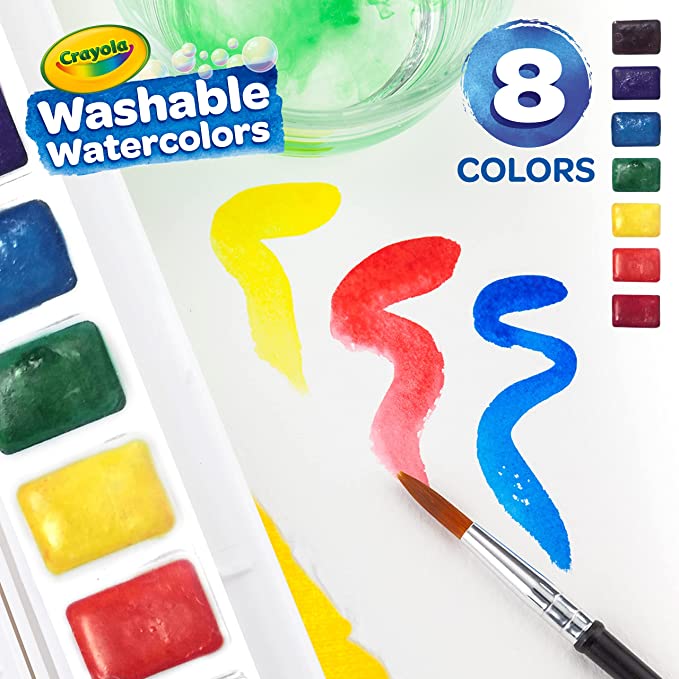 Aquarelles lavables