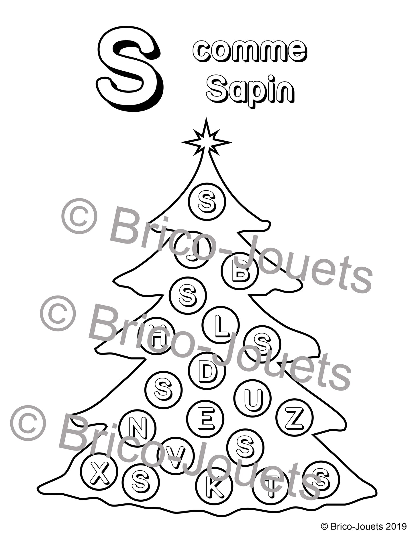 Fichier téléchargeable - S comme sapin