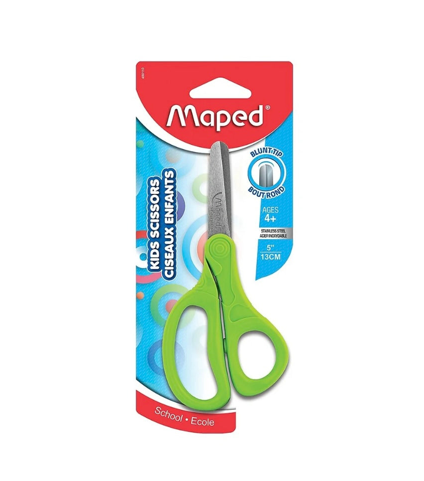 Ciseaux scolaires 5" bouts ronds