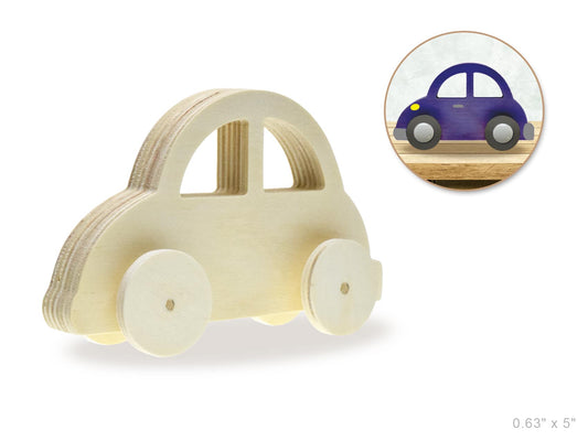 Auto à décorer en bois